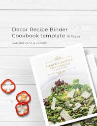 cookbook in google docs free template