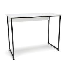 Metal desk legs in silver.made from pefc certified sustainable engineered woodmade in denmarkscandinavian look and design.includes assembly manual and all… Amazon Com Ofm Ess Collection Office Computer Desk And Workstation With Metal Legs In Black White Ess 1040 Blk Wht Furniture Decor
