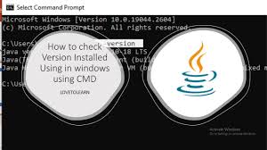 using cmd java commandprompt windows