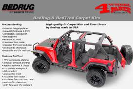 jeep wrangler jk carpet kits 4 wheel