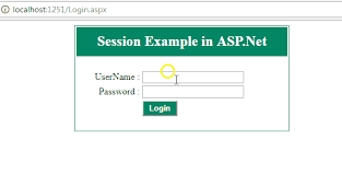 session state exle in asp net