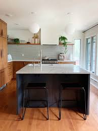 a gorgeous mid century modern kitchen
