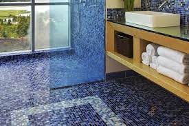 glass floor mosaic floor tile