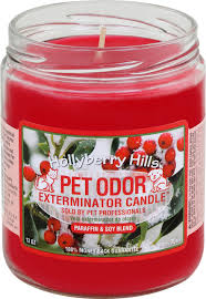 Examples of organic matter can include other proteins, grease, blood, soil, pet waste, sweat. Pet Odor Exterminator Candle Hollyberry Hills 13 Oz Mid South Feed Seed Llc