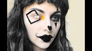 mime clown halloween makeup tutorial