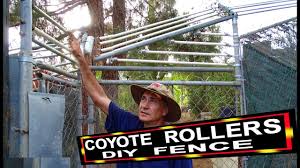 Try this roll bar fence diy. Preventing Coyote Rollers Cheap Low Maintenance Keep Your Pets Chickens Safe And Climbing Dogs In Youtube