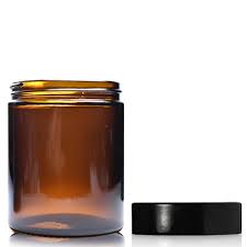 180ml Amber Glass Jar With Pp Lid