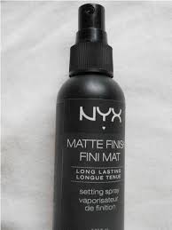 nyx matte finish setting spray review