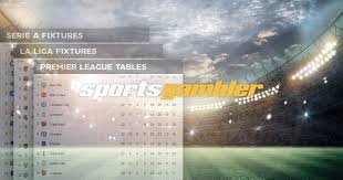 premier league table standings