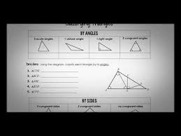 4 1 classifying triangles worksheet. Unit 3 Geometry And Measurement