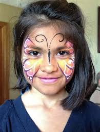 erfly face paint exle happy