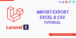 laravel 8 import export excel and csv
