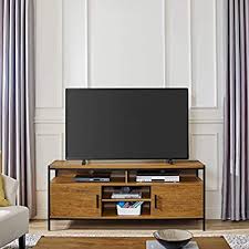 Let's distance ourselves from the typical furniture designs and expand our horizon a little bit. Wide Entertainment Center Tv Media Stand By Caffoz Furniture Designs With Two Doors And Storage Shelves Sturdy Easy Assembly Brown Oak Wood Look Accent Furniture With Metal Frame