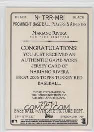 Turkey ball at marianos / 84,692 likes · 51 talking about this. 2006 Topps Turkey Red Relics Black Trr Mri Mariano Rivera 50