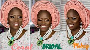c yoruba bridal makeup and gele