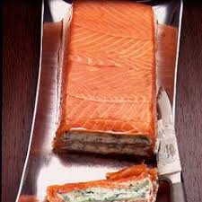 smoked salmon and boursin terrine