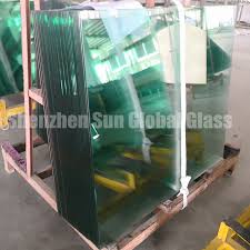 light green tempered laminated glass