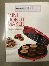 bella cucina 13466 donut maker red