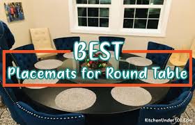 Table Linens Round Table Placemats Set