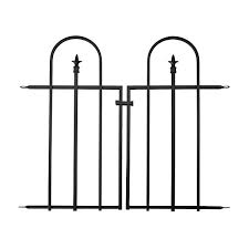 Gate For Triple Arch Finial Fence Black
