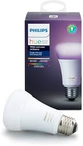Philips Hue Single Premium A19 Smart Bulb 16 Million Colors For Most Lamps Overhead Lights Hue Hub Required Works With Alexa Old Version Amazon Com