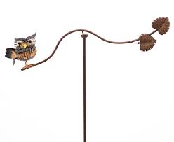 Metal Owl Bird On Branch Balancer