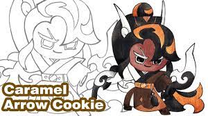 How to draw Caramel Arrow Cookie | Cookie Run Kingdom | Drawing and  Coloring - YouTube