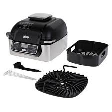 Finally, we gave the grill the ultimate test with four beef burgers. Ninja Foodi 5 In 1 Indoor Grill With Air Fry Roast Bake Dehydrate 9161057 Hsn