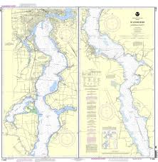 Noaa Nautical Chart 11492 St Johns River Jacksonville To