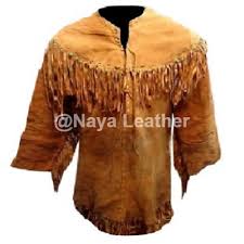 Hunting shirts hunting clothes native american clothing american apparel mountain man clothing mountain man rendezvous longhunter diy vetement american frontier. Naya Men S Native American Mountain Man Cow Buck Skin Suede Leather Shirt Ebay