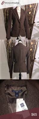 Gap Wool Jacket 100 Wool Color Brown Please Refer To Size