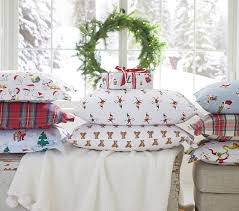 organic flannel holiday elf kids sheet