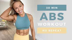 30 min abs workout at home no
