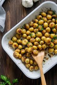 the best roasted small potatoes jz eats