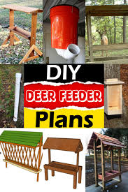 25 diy deer feeder plans you can build