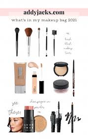 makeup bag 2021 minimalist makeup
