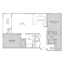 Floor Plan E Greenbelt Apartments