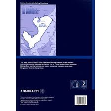 Admiralty Sailing Directions China Sea Pilot Volume 1 Np30 11th Edition 2018