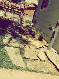 Lay A Flagstone Walkway In An Existing Lawn