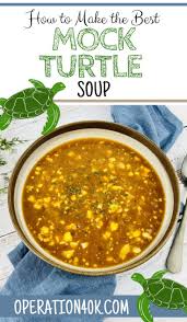 our make mock turtle soup recipe a