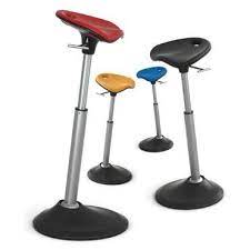It has a solid steel base with a piston that is mounted to the base with a spring. Mobis Standing Stool By Focal Upright Furniture Standing Chair Stand Up Desk Ikea Standing Desk