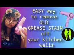 Old Grease Oil Stains Using Hair Dryer
