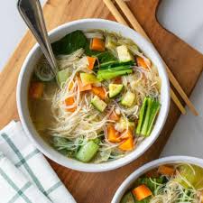 Vegetable Noodle Soup Cooking With Ayeh