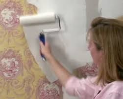 the wall technique to hang wallpaper