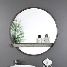 Round Wall Mirror With Shelf Windsor