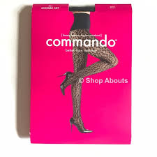Commando Pantyhose Tights Leopard Net Size Small Nwt
