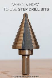 When And How To Use Step Drill Bits