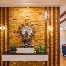 Crafting Thoughtful Interiors with Timeless Appeal 🏠❤️ | Buddha home decor,  Buddha wall decor, Entrance design gambar png