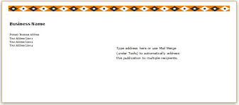 Formal Envelope Template Envelope Template Design For Ms Word
