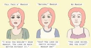 beauty meme responses to makeup shaming